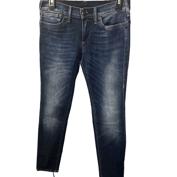 True Religion Made In‎ Italy Womens Size 27 Medium Wash Skinny Jeans - Picture 1 of 7